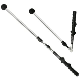 ゴルフエイド スイング練習スティック ゴルフ練習器具 ゴルフスイングトレーナー 調節可能 折りたたみ可能 伸び縮み79～110cm ゴルフ練習素振り 姿勢補正 広角 男女兼用