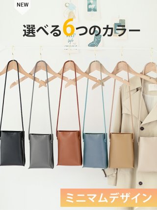 スマホショルダー スマホポーチ レディース ショルダーバッグ スマホポシェット 携帯ポーチ 斜めがけ 縦型 シンプル
